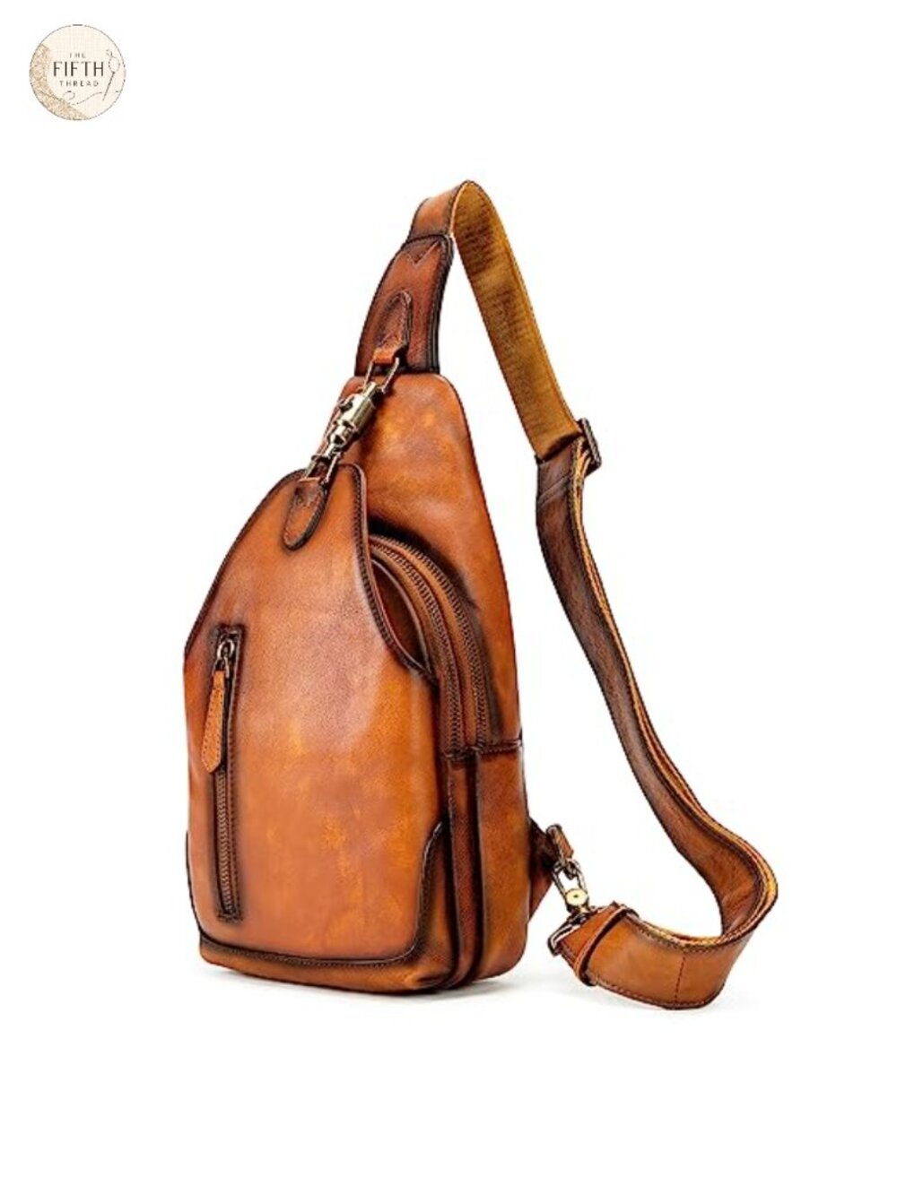 Genuine Leather Crossbody Sling Bag Handmade Vintage Shoulder Purse Daypack